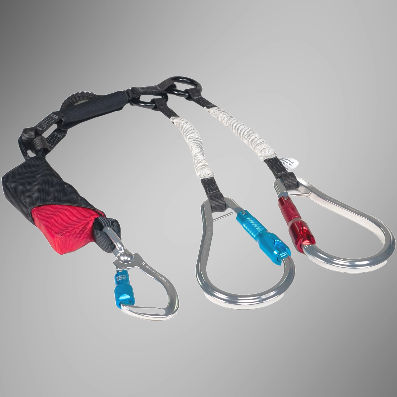 "Hot Shot Force Deux Lanyard with Tie-Backs, Dual-Class Rated - Fall Protection for Wind Energy and Tower Climbers